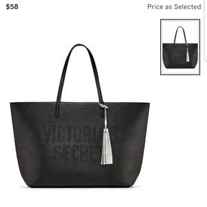 Vs laser  cut black tote